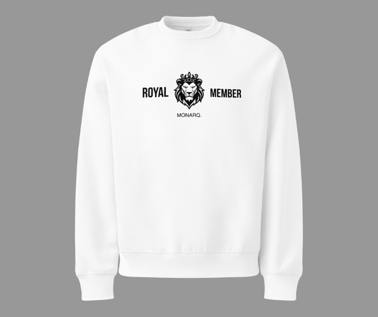 White Monarq Crewneck – Ambassador Exclusive