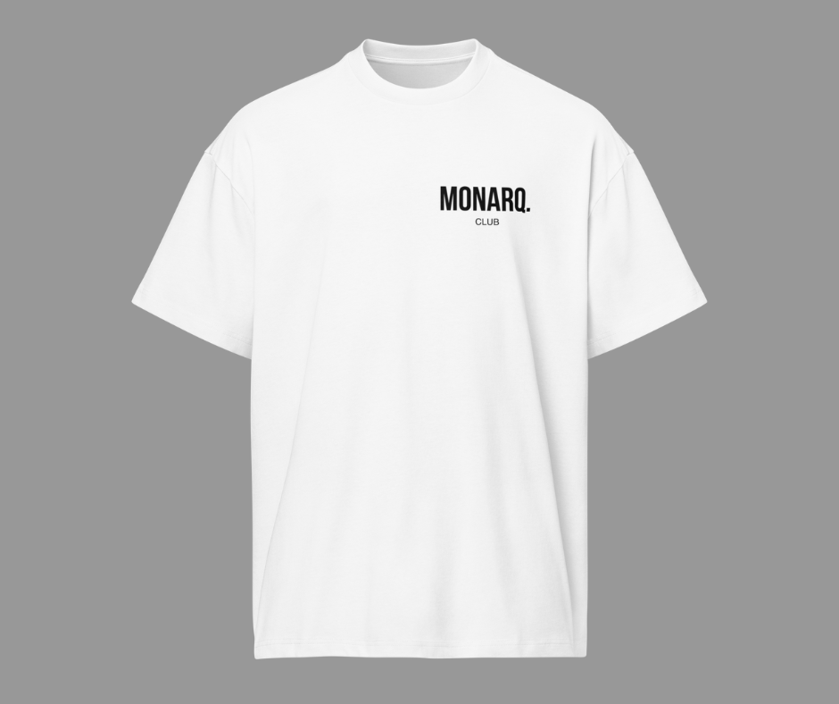 T-shirt Monarq Blanc – Édition Fondateur